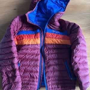 Cotopaxi Kids' Multicolor Burgundy Puffer Jacket